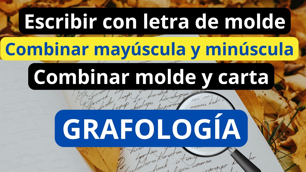 ESCRIBES con LETRA de MOLDE ? #grafologia #escribir #escritura #letra #imprenta #tipografia