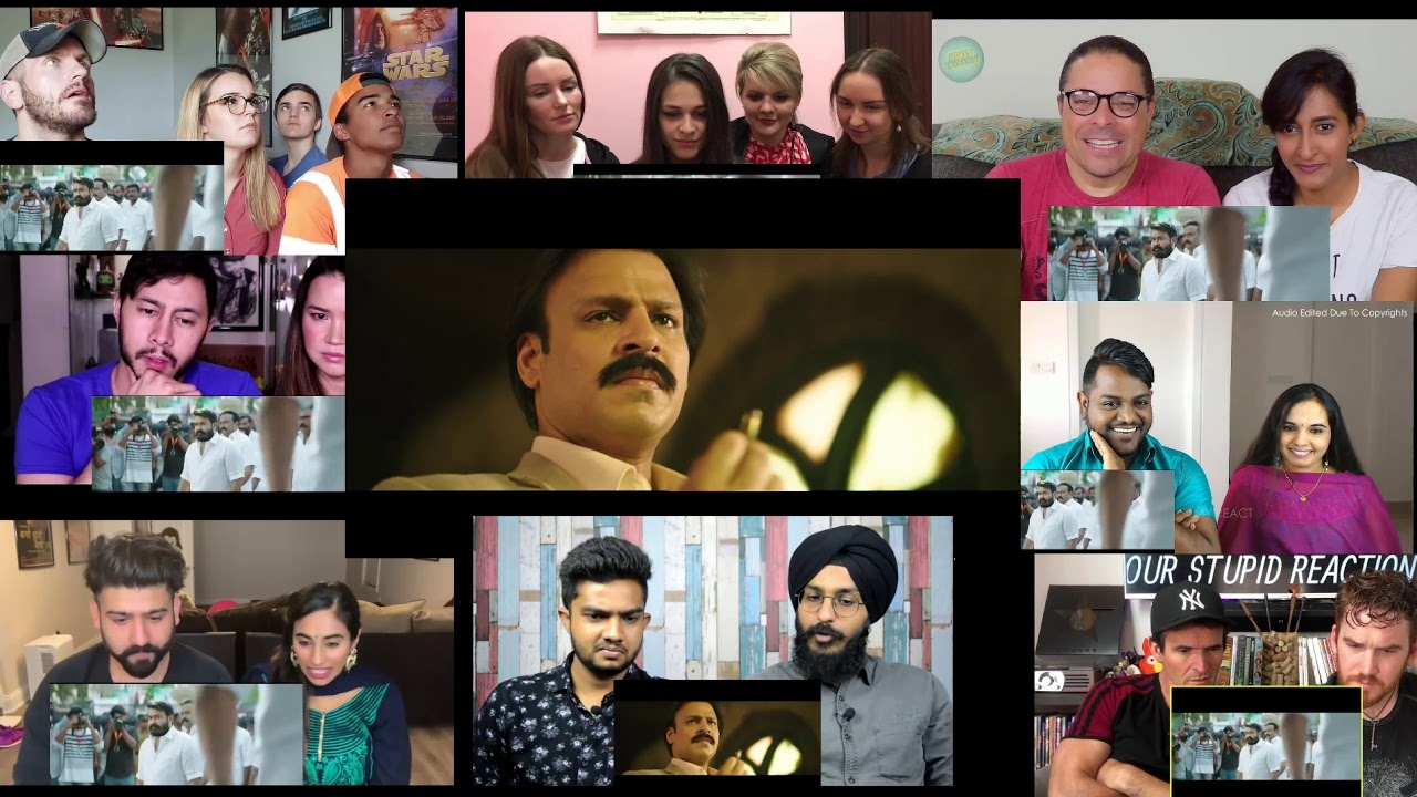 LUCIFER Trailer Reaction | Mohanlal | Prithviraj | Manju Warrier | Reaction Mashup