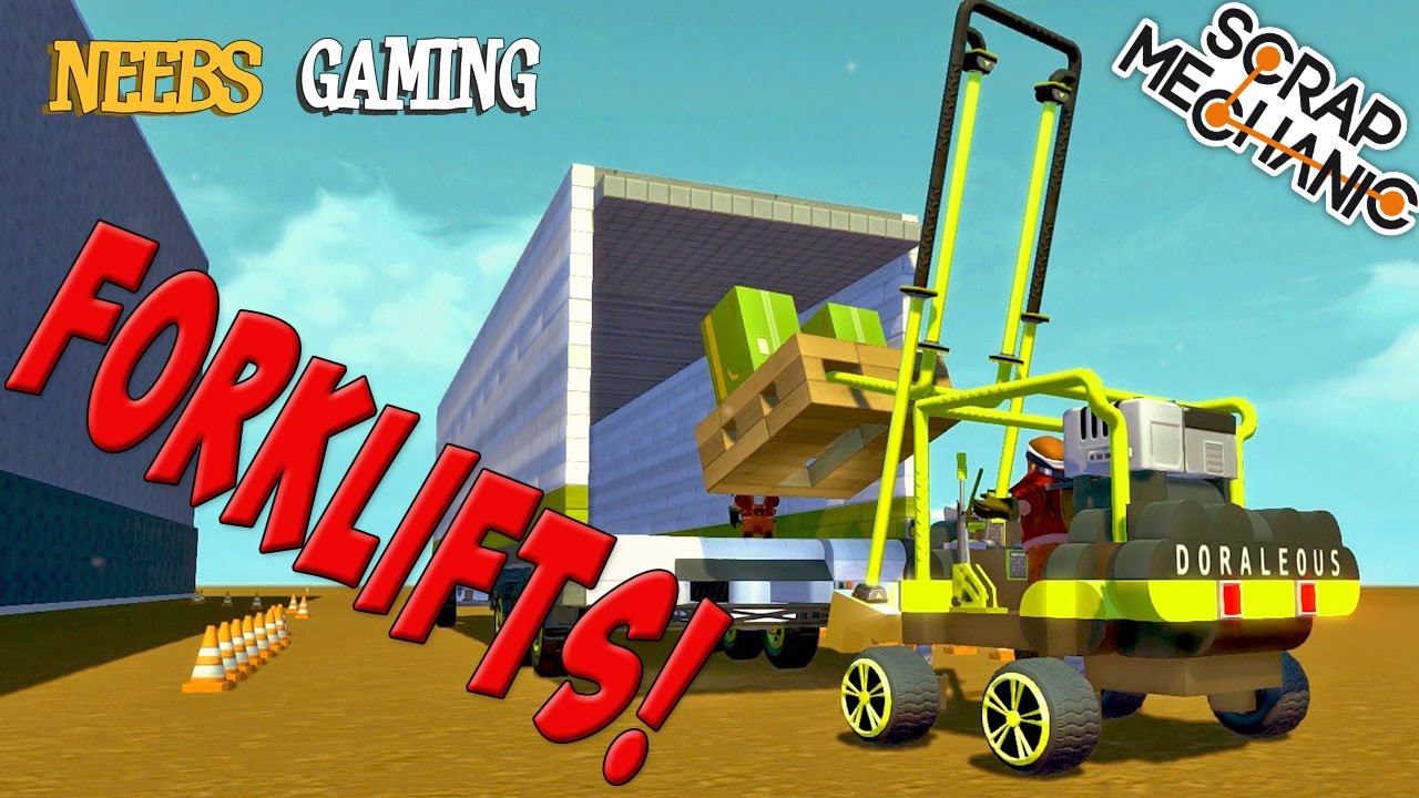 Scrap Mechanic - Forklift Challenge!