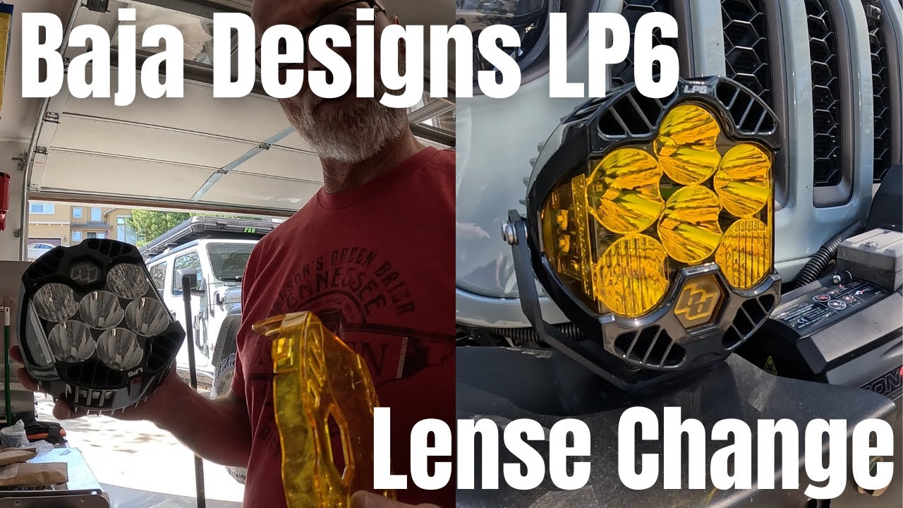 Baja Designs LP6 - Clear to Amber Lense Change