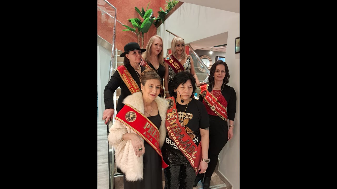 GALA LATINOS DEL MUNDO VIP 2925  PARTE 2 GLORIA CAÑANDONGA embajadora y organizadora