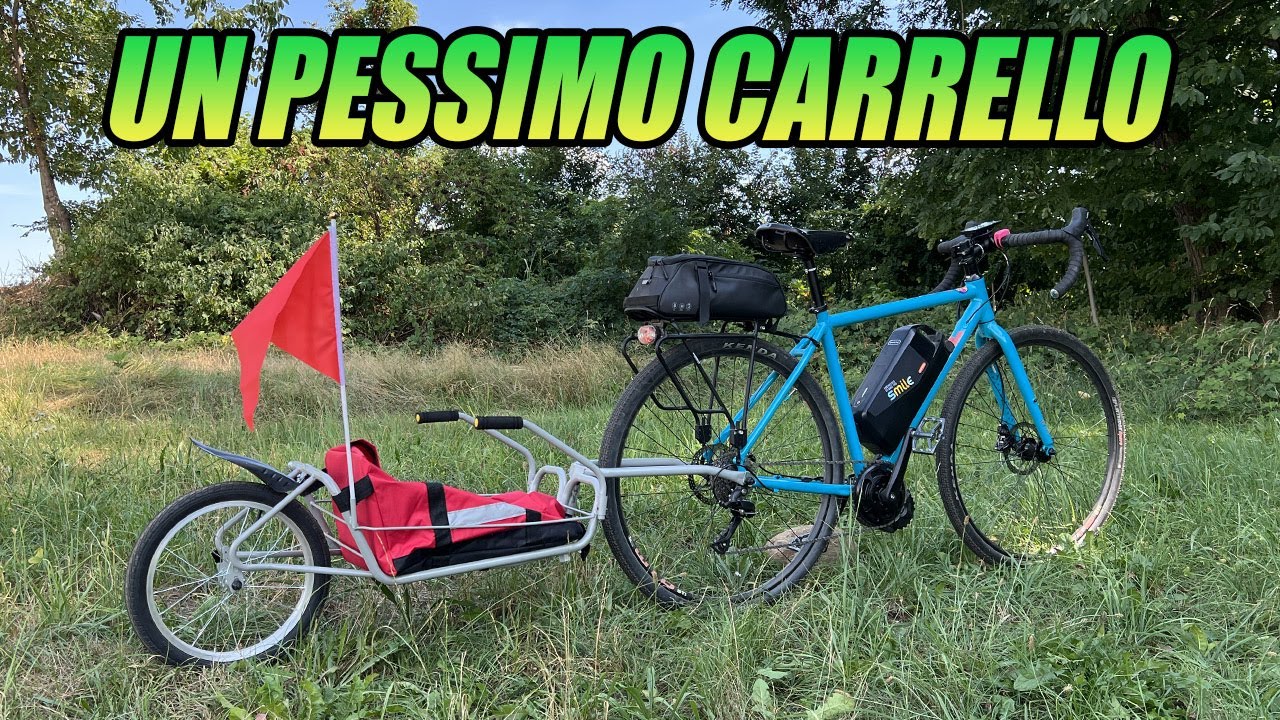 Il peggior carrello da bici in commercio e un'idea malsana