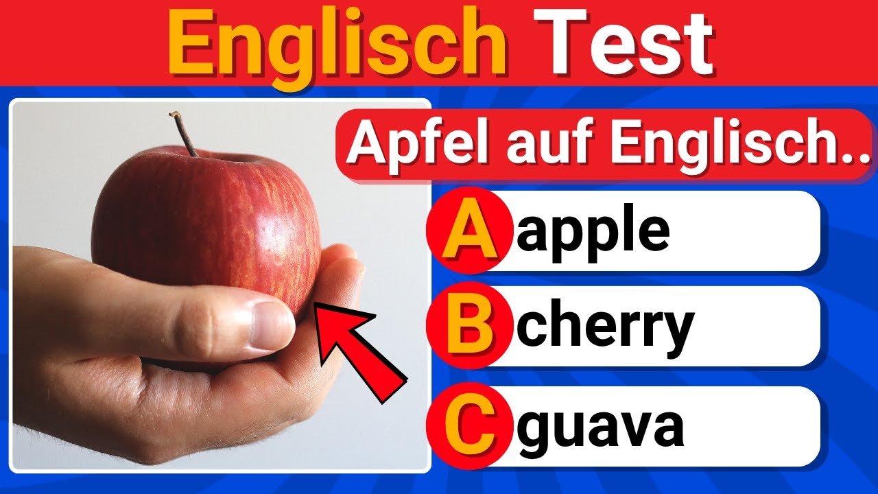 Schaffst du diesen Englisch-Test? | Teste deine Fähigkeiten!