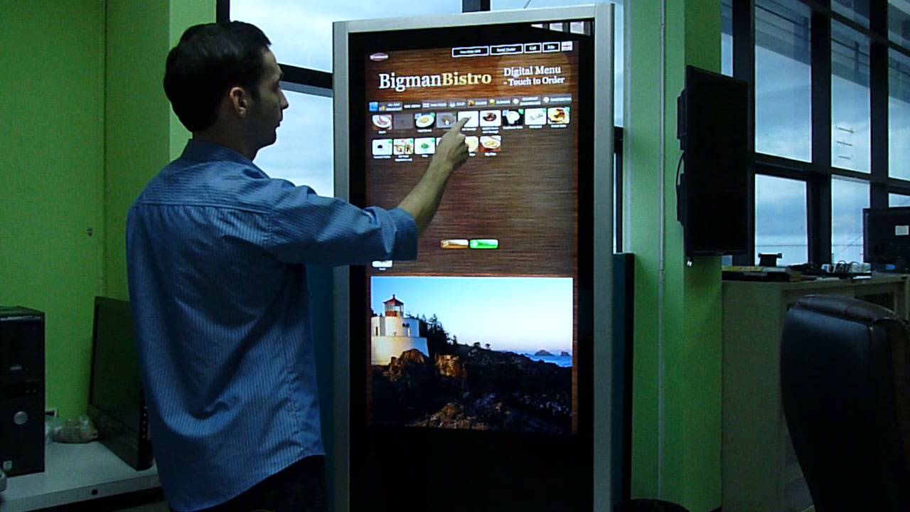 Electronic Menu software for restaurants
