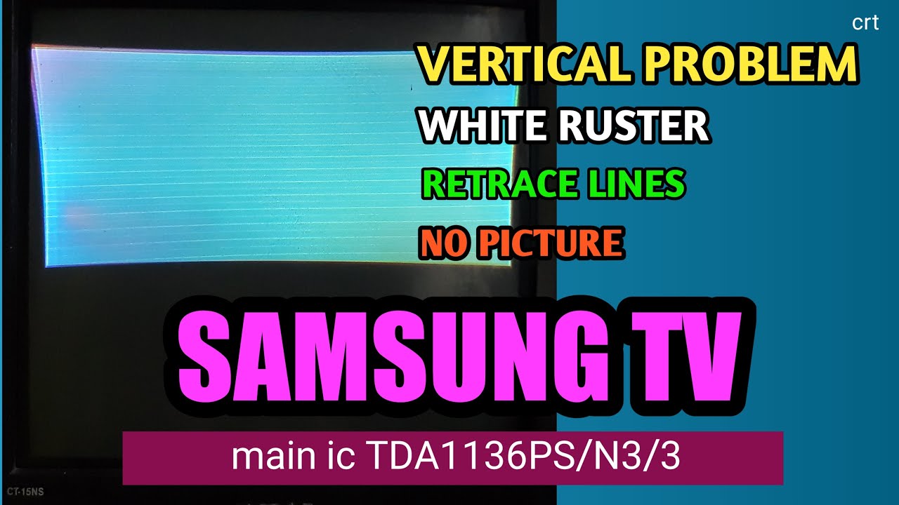 #Samsungtv#Vertical_fault.How to repair samsung tv vertical problem.