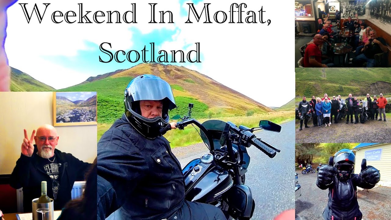 When Friends get together / Our Weekend in Moffat Scotland on a Road King Special