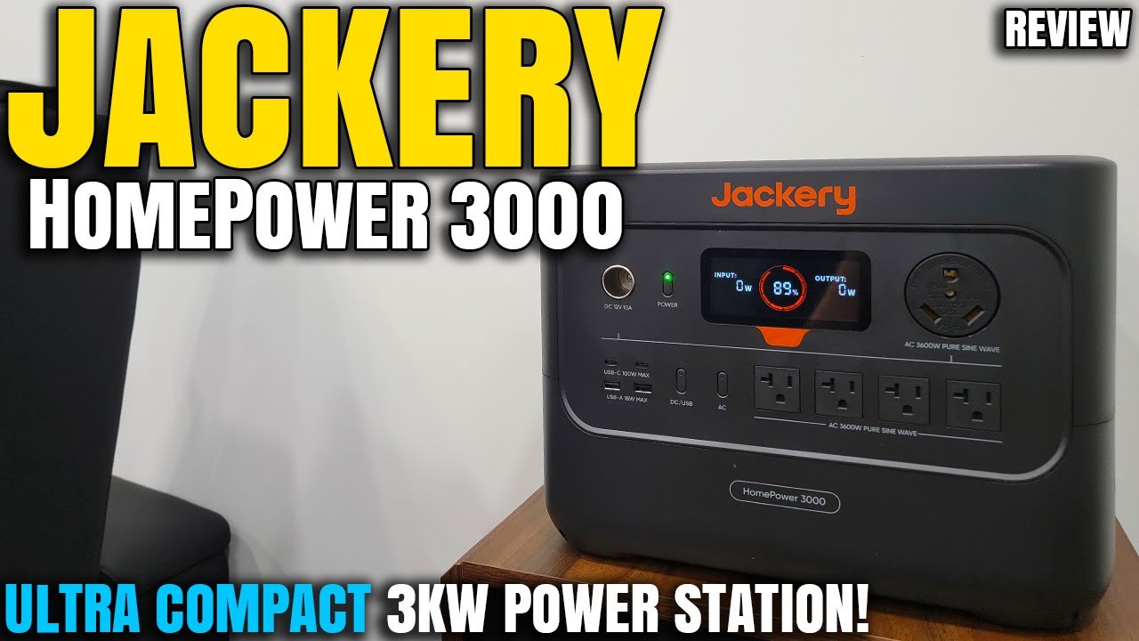To jest najbardziej KOMPAKTOWA elektrownia 3 kW! | Recenzja generatora słonecznego Jackery HomePo...