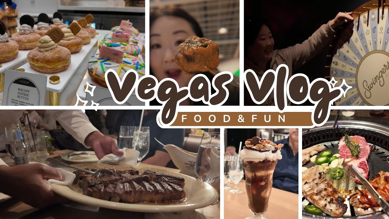 What I did in VEGAS: PETER LUGER Steakhouse,  IKEA, HWARO 2 #ayce #kbbq  DONUTIQUE 🍩