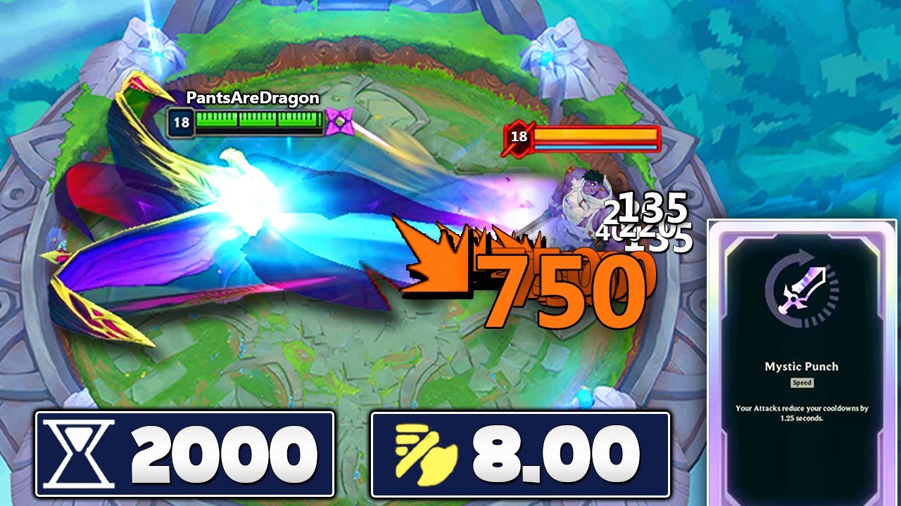 2000 ABILITY HASTE MYSTIC PUNCH WITH 8.00 ATTACK SPEED BELVETH RUNECARVER ft. Rank 1 Arena