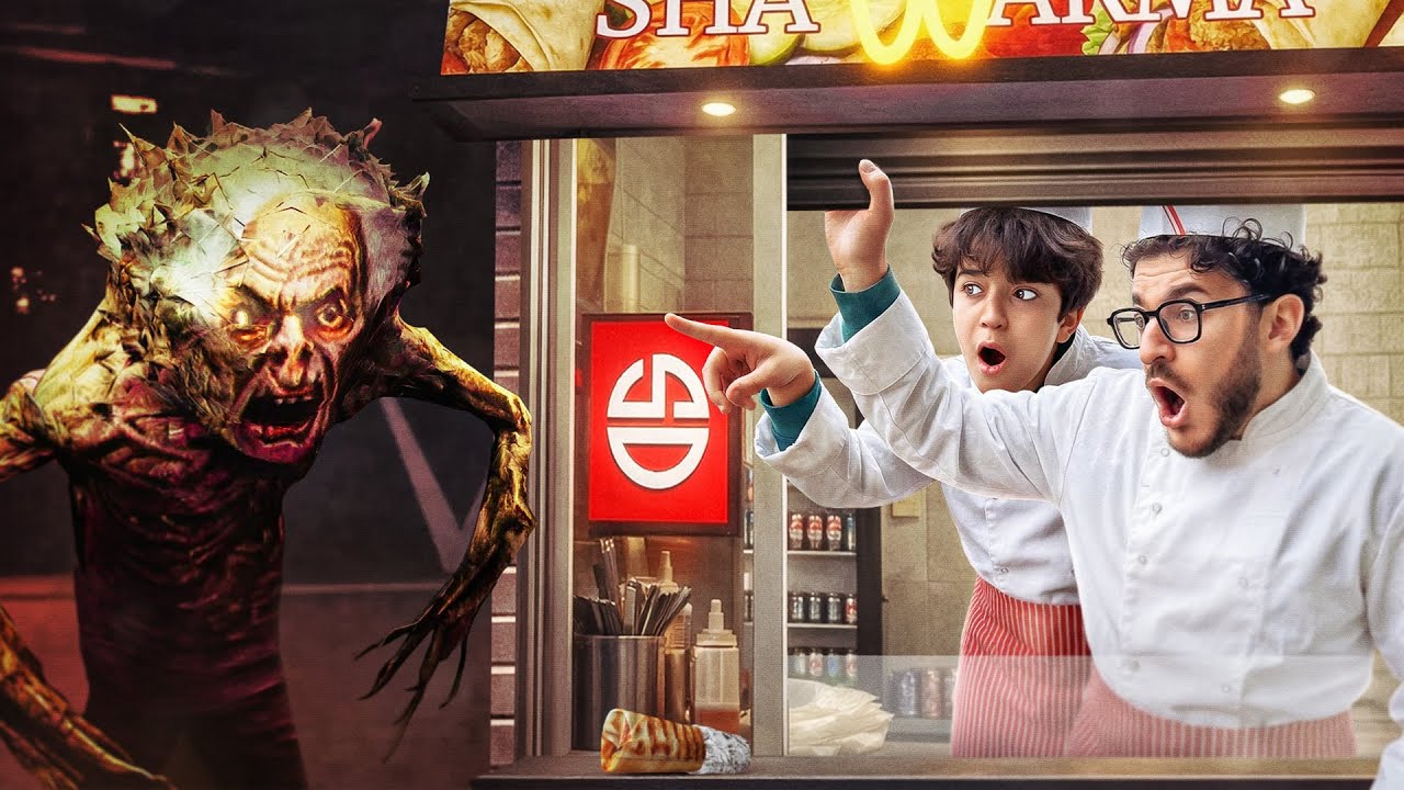 NADIM ET MOI NE DEVONS PAS DONNER A MANGER AU SKINWALKER ! (Roblox Shawarma Kiosk)