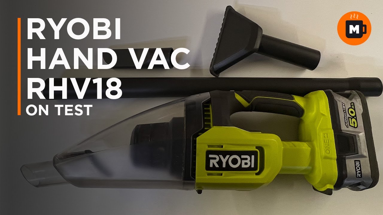 Ручной пылесос Ryobi RHV18 распакован и протестирован