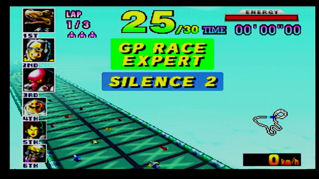 HDMI 1080p - N64 Original Hardware & Software - F Zero X - Nintendo 64 - Longplay Speedrun - Part 6