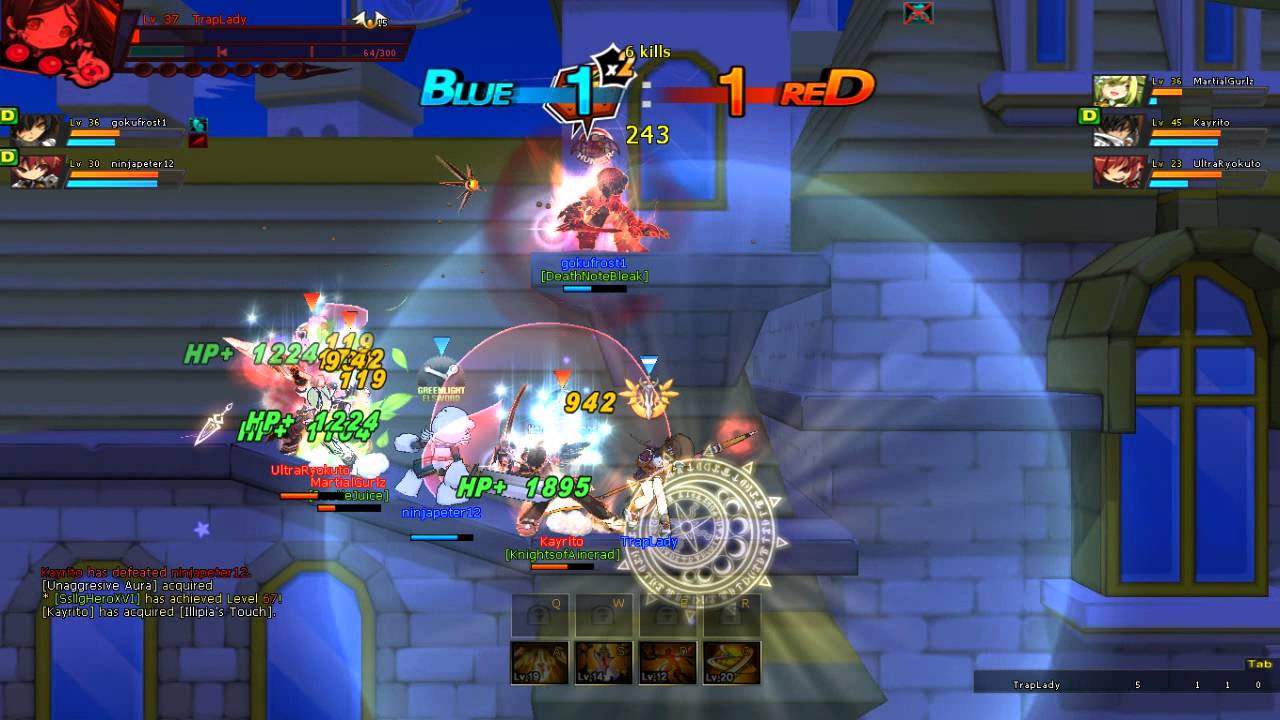 TrapLady # Elsword: pvp 3x3 WIN #5