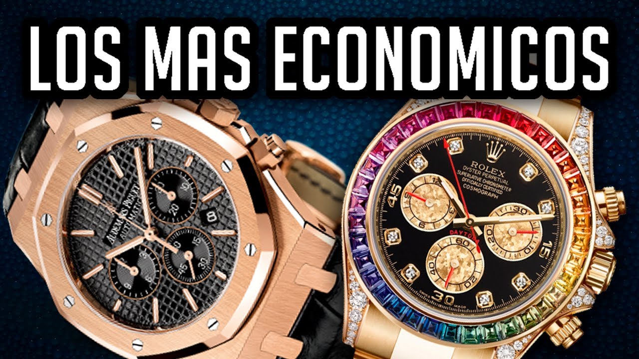 Relojes MENOS COSTOSOS de marcas de [LUJO] 💸