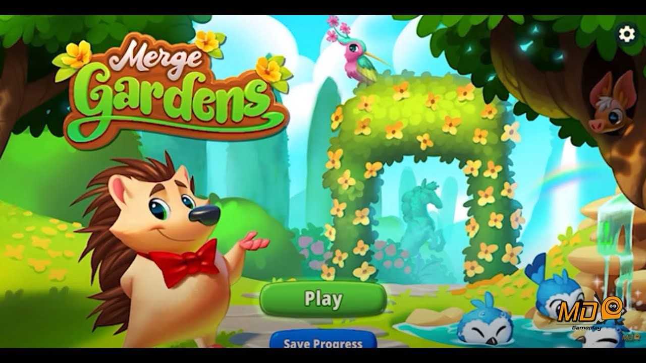 Merge Gardens - Gameplay IOS & Android