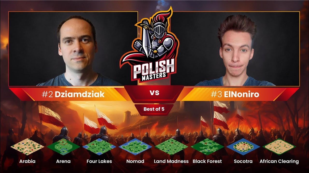 #2 Dziamdziak vs #3 ElNoniro | Polish Masters | Półfinał | Best of 5