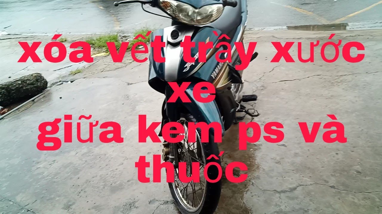 Xóa Vết Xước Xe bằng Kem đánh răng P/S Và Thuốc