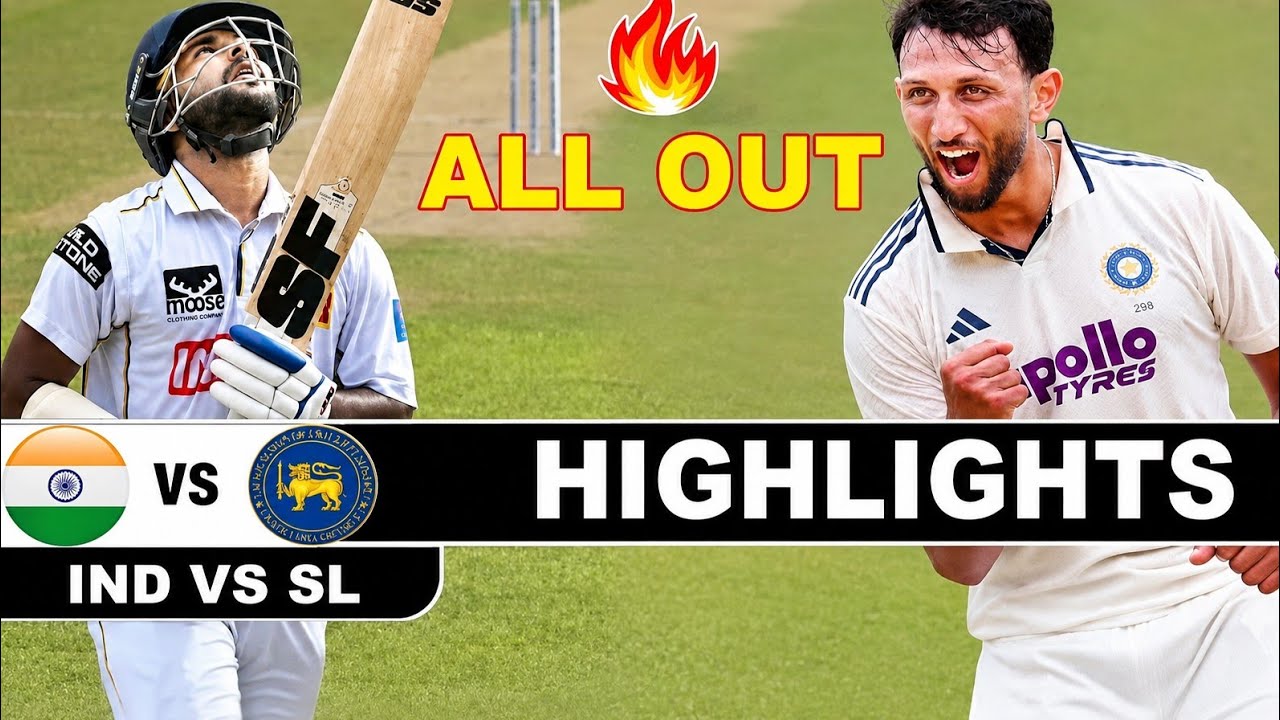 India vs Sri Lanka 2nd Test Day 4 Highlights | IND vs SL | Sri Lanka Tour of India 2026