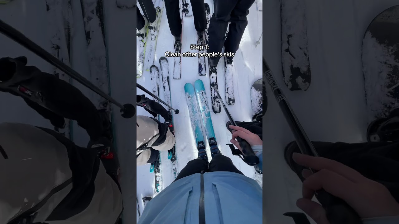 Save the tuto 🤭 #ski #skiing #snowboarding