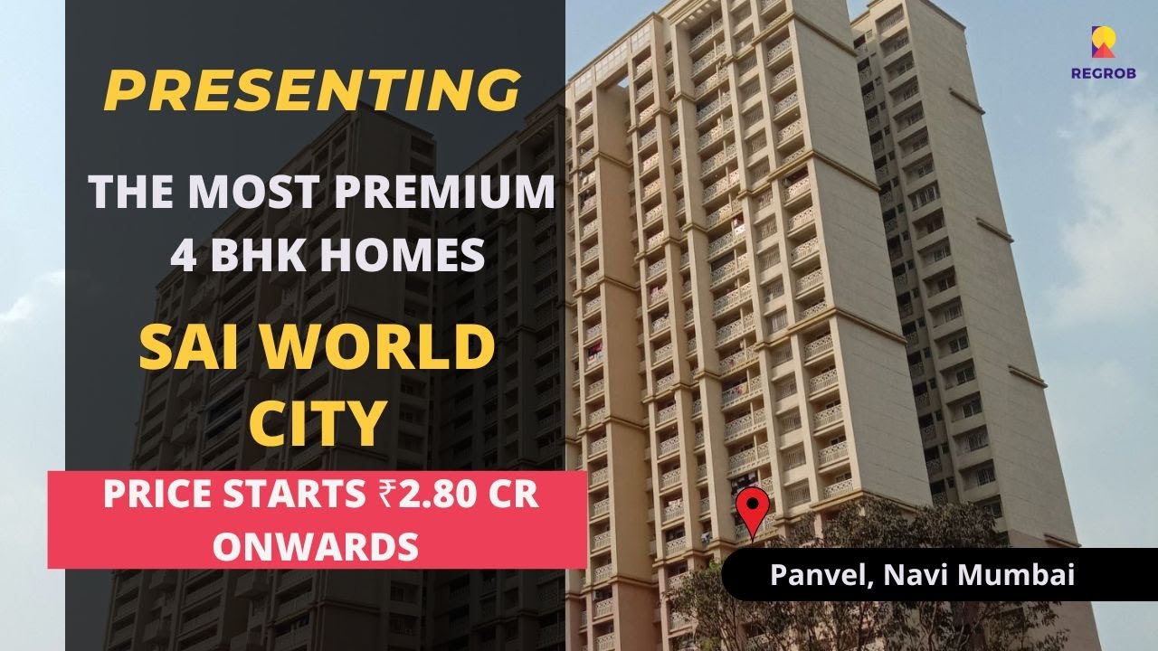 Sai World City | ☎ +91- 7428091724 | 4 BHK Flats For Sale in Panvel Navi Mumbai #flatsforsale