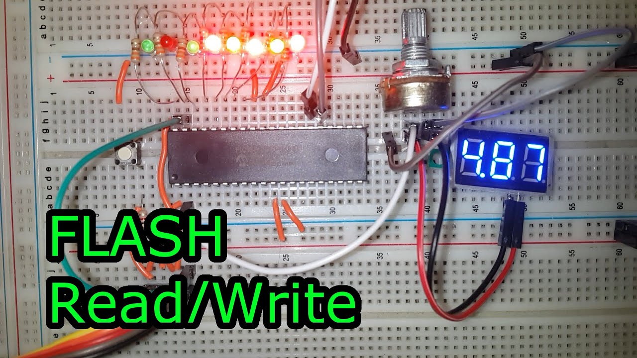 FLASH Memory Read/Write 🔴 PIC Microcontroller Programming Tutorial #20 MPLAB in C