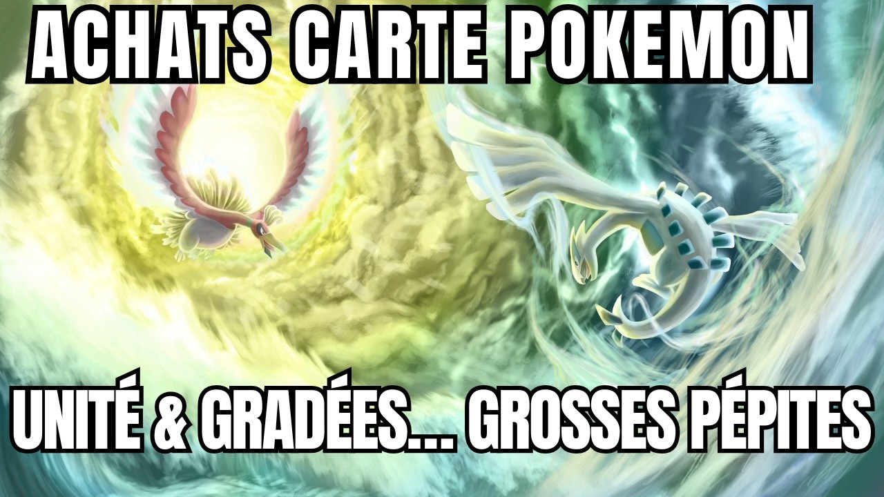 J’achète des Cartes Pokémon à l’Unité & Gradées… GROSSES PÉPITES ! 💎