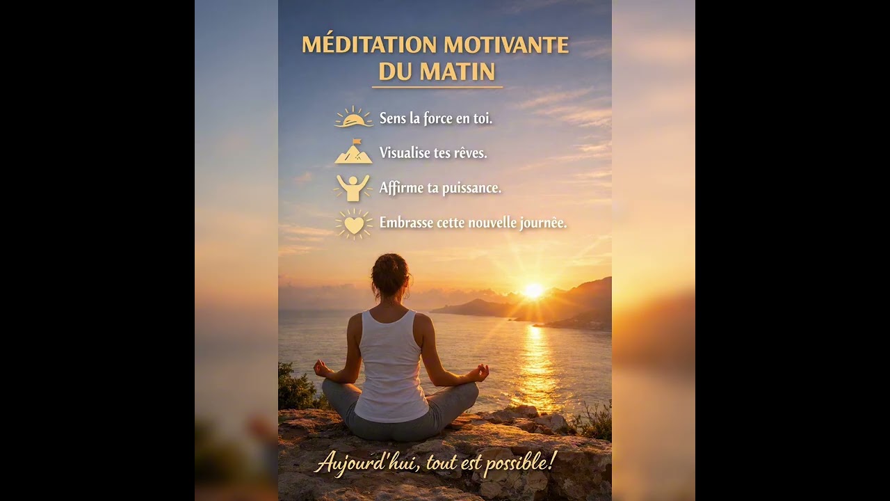 👉 Méditation du Matin pour Bien Commencer la Journée|Gratitude & Motivation