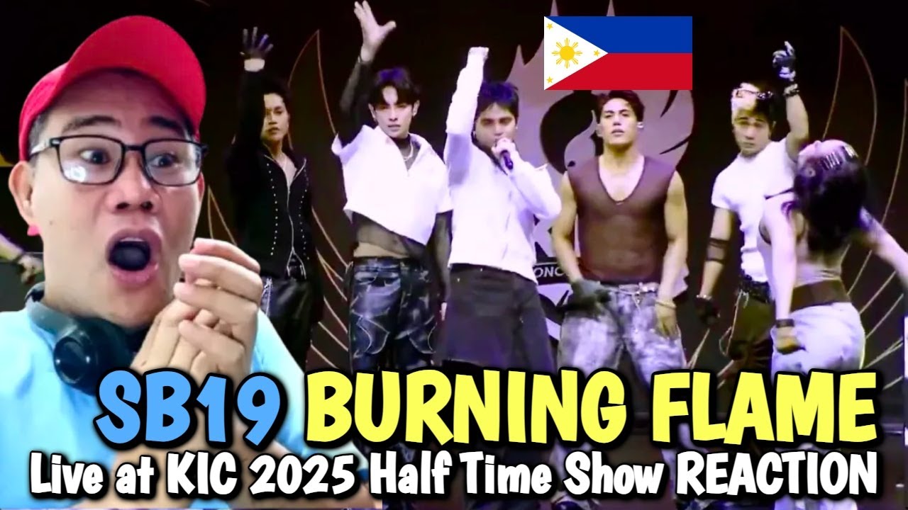 SB19 — Burn Flame — концерт в перерыве KIC 2025 РЕАКЦИЯ