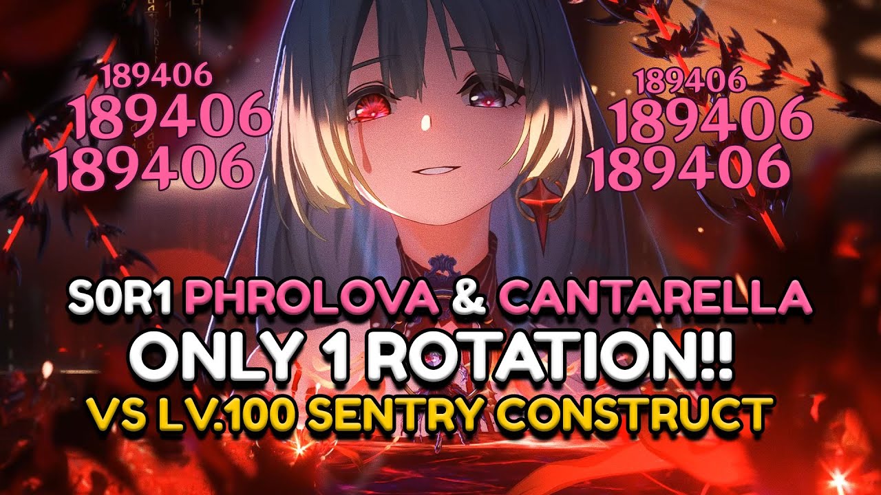 PEAK S0R1 PHROLOVA & CANTARELLA IS INSANELY BROKEN!! ONLY 1 ROTATION!! |【WUTHERING WAVES】