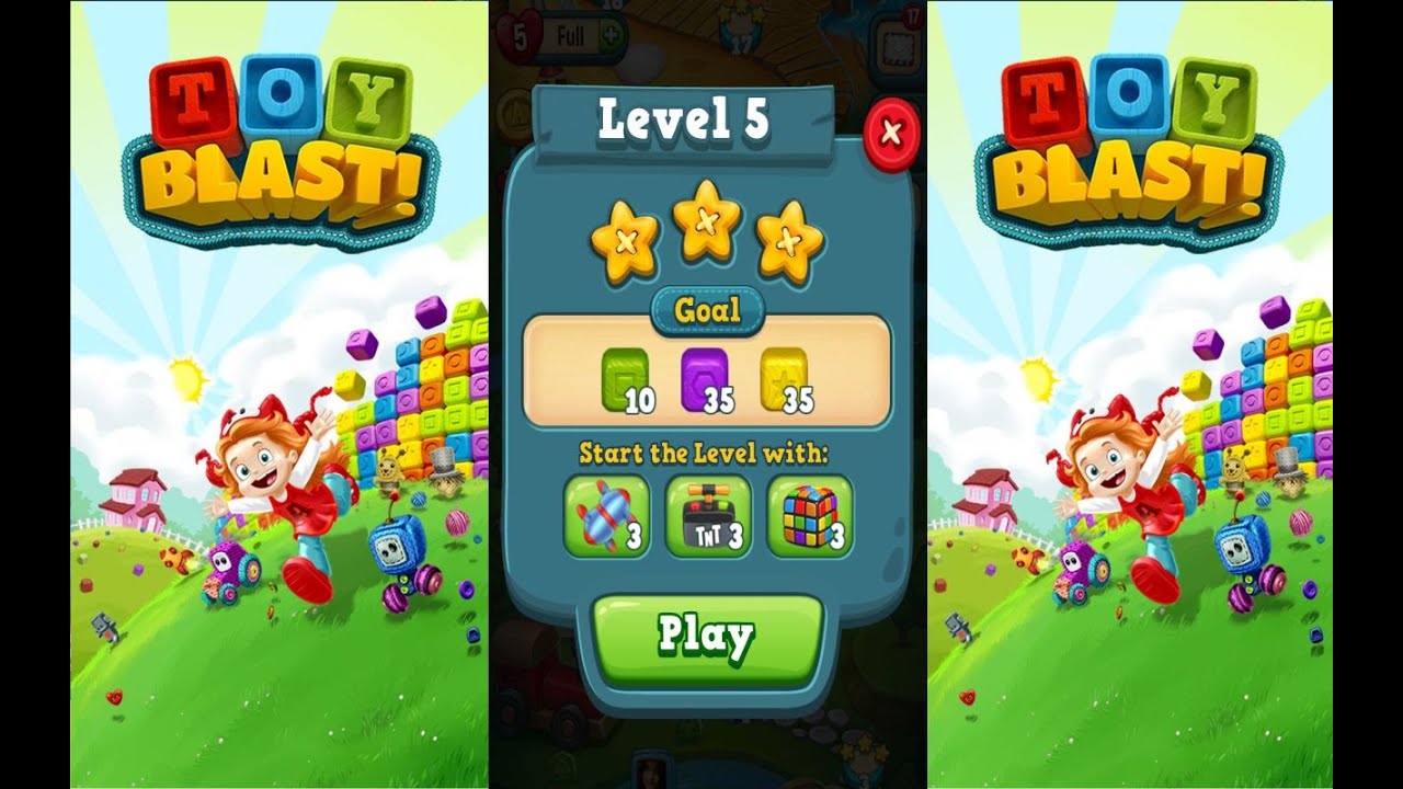 Toy Blast Level 5 HD 1080p
