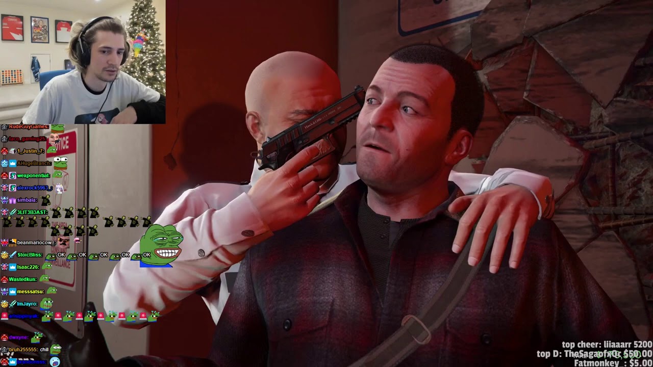 XQC GTA 5 Singleplayer part 1 from December 2020