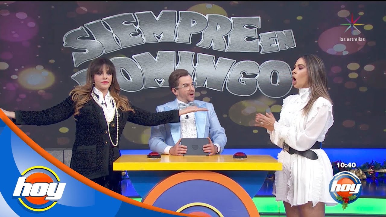 Lucía Méndez hipnotiza a todos con su vestido en 'Siempre en Domingo' | Fíjate bien | Hoy