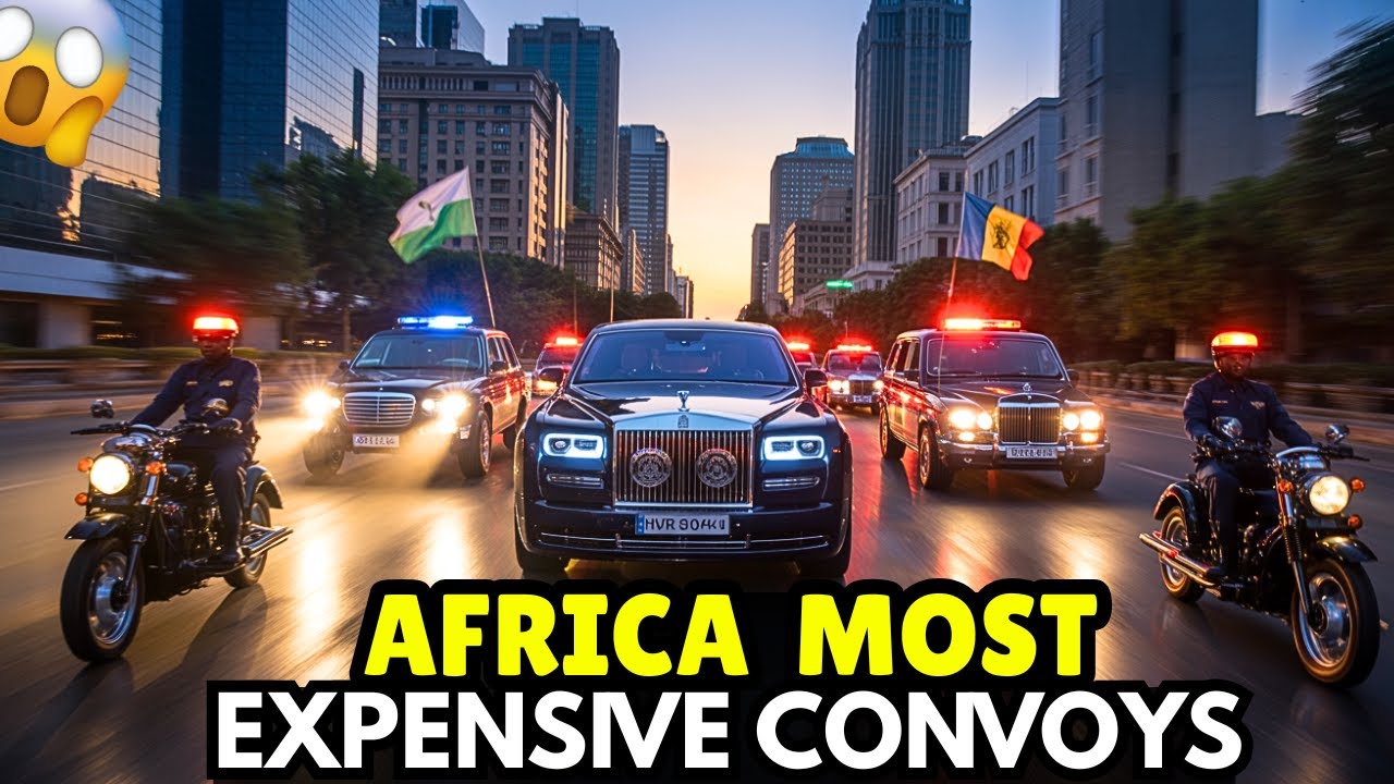Top 10 Most Expensive Presidential Convoys in Africa | Billion-Dollar Armored Motorcades