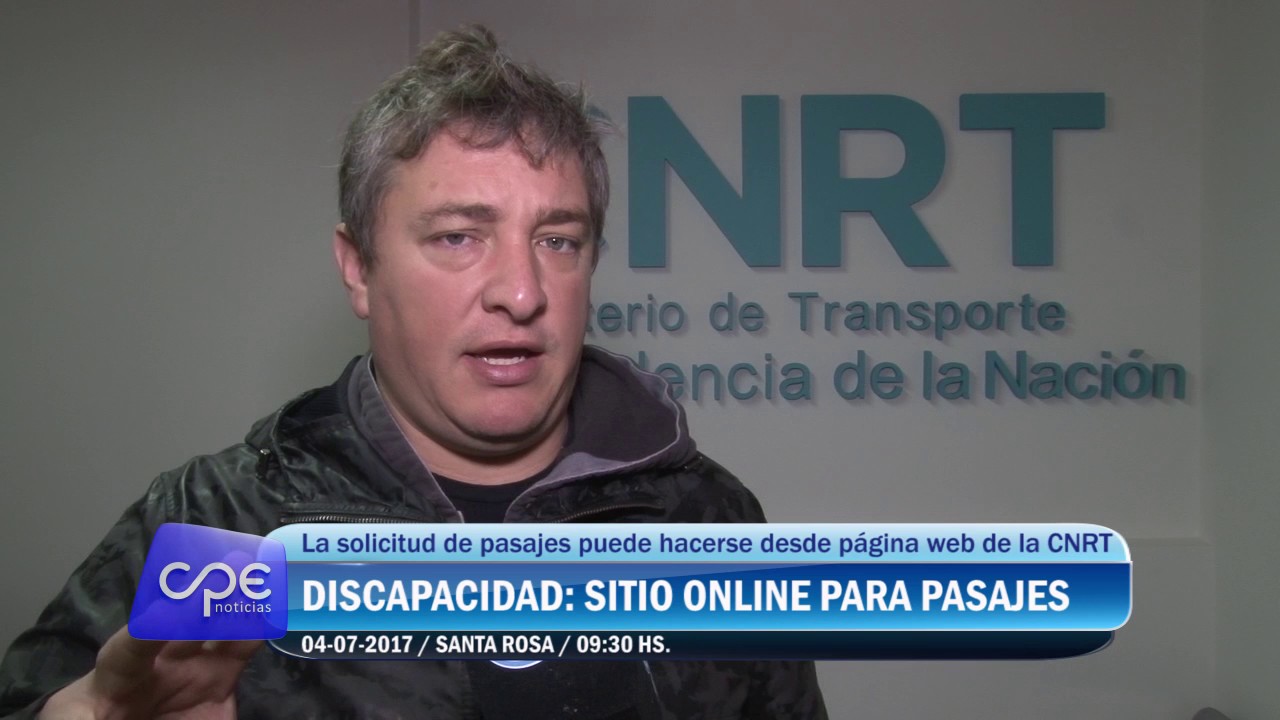 Discapacidad: nuevo sistema para reservar pasajes online