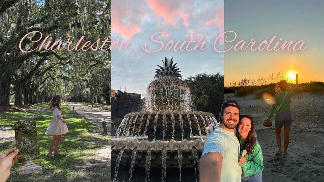 CHARLESTON VLOG! ⛲️ Boone Hall Plantation, Sullivans Island, & Exploring the History!
