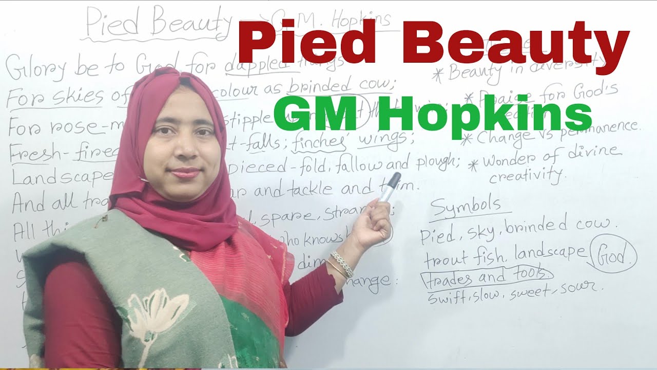 Pied Beauty by Gerard Manley Hopkins Bangla Summary | Pied Beauty by G. M. Hopkins Bangla Summary |