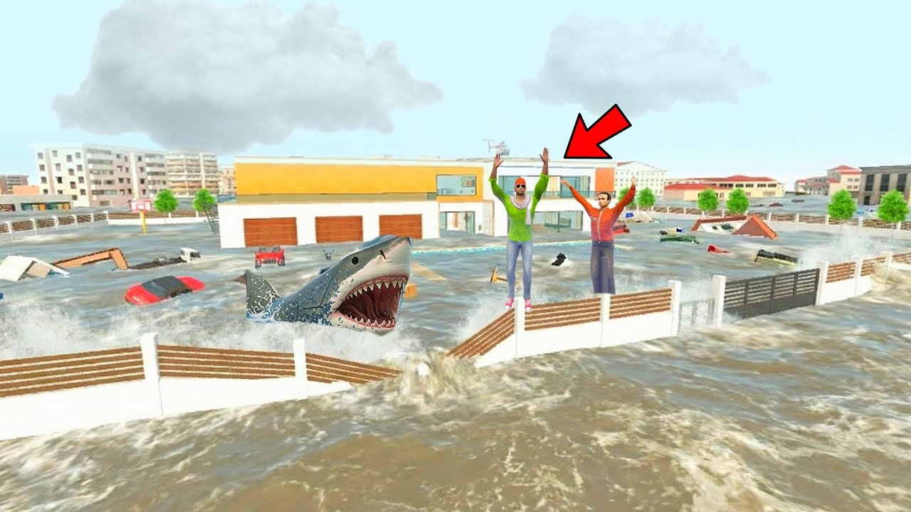 Jack and Chacha ji Stuck in Tsunami 😱🌊 In Indian Theft Auto | New Update 🤩