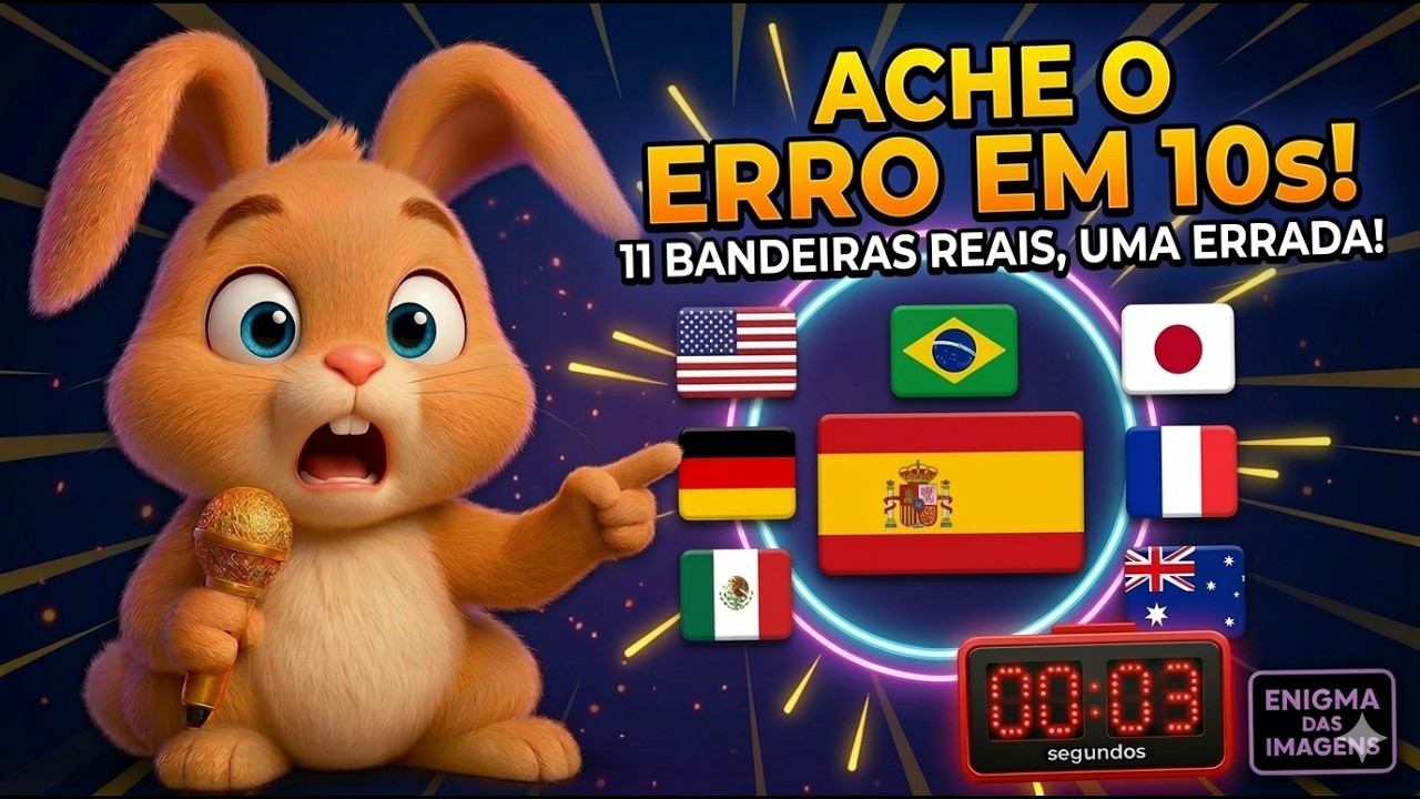 DESAFIO EXTREMO 12x1: Você Reconhece a Bandeira Errada?
