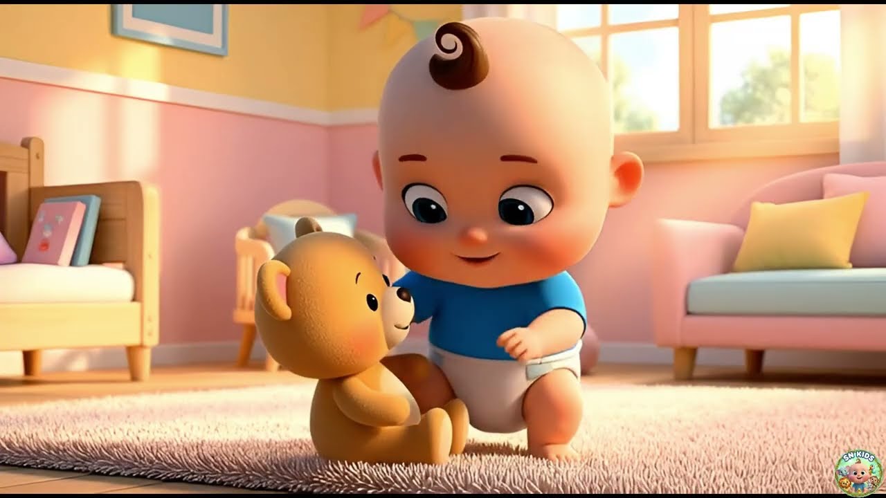 Baby’s Toy Box Surprise 🧸🎁 | Ball, Teddy, Drum & Blocks | Fun Baby Rhythm Song