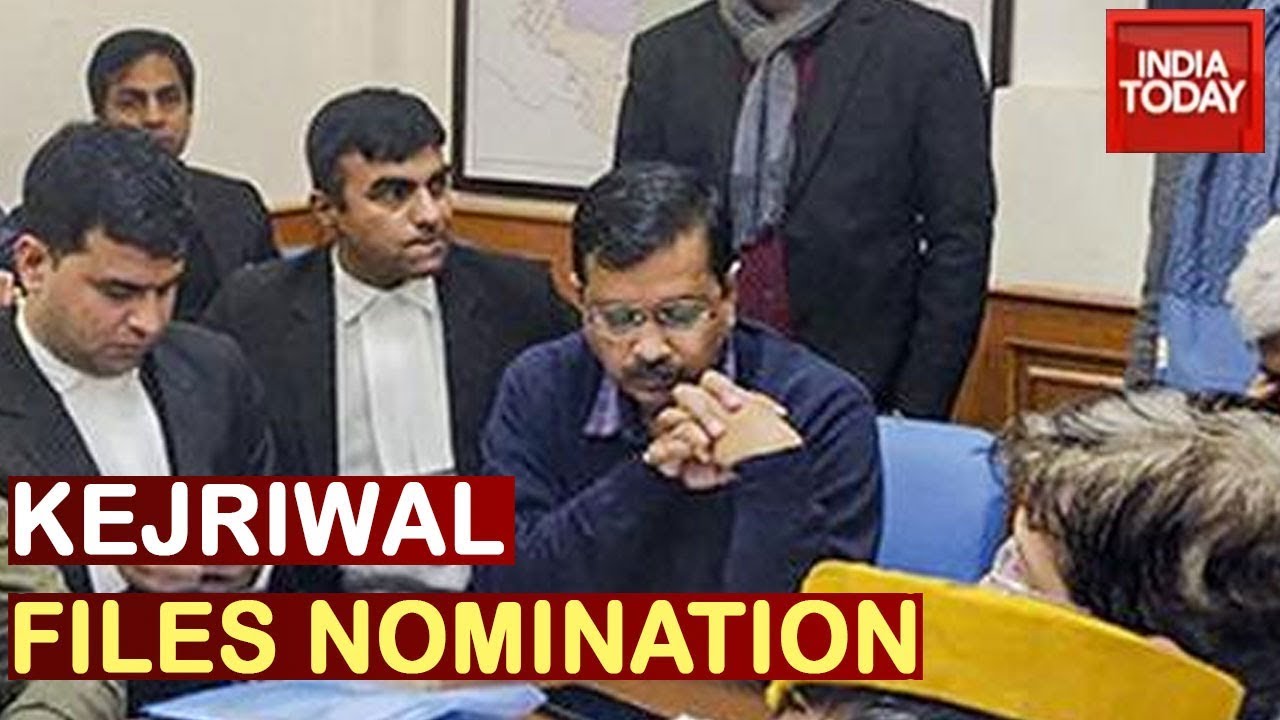 Delhi Dangal: After 7 Hours, Arvind Kejriwal Finally Files Nomination For Delhi Elections