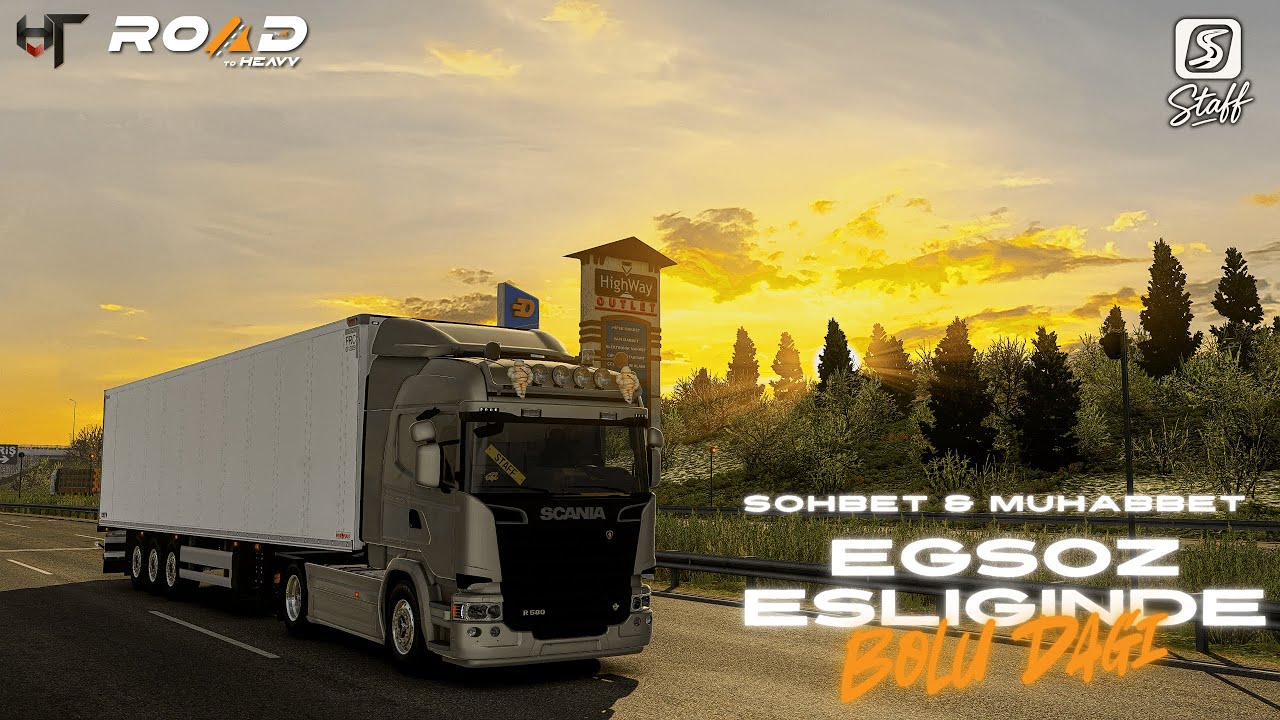 Egsoz Eşliğinde Bolu Dağı! | Sohbet & Muhabbet | Euro Truck Simulator 2 1.55 + Thrustmaster T300RS