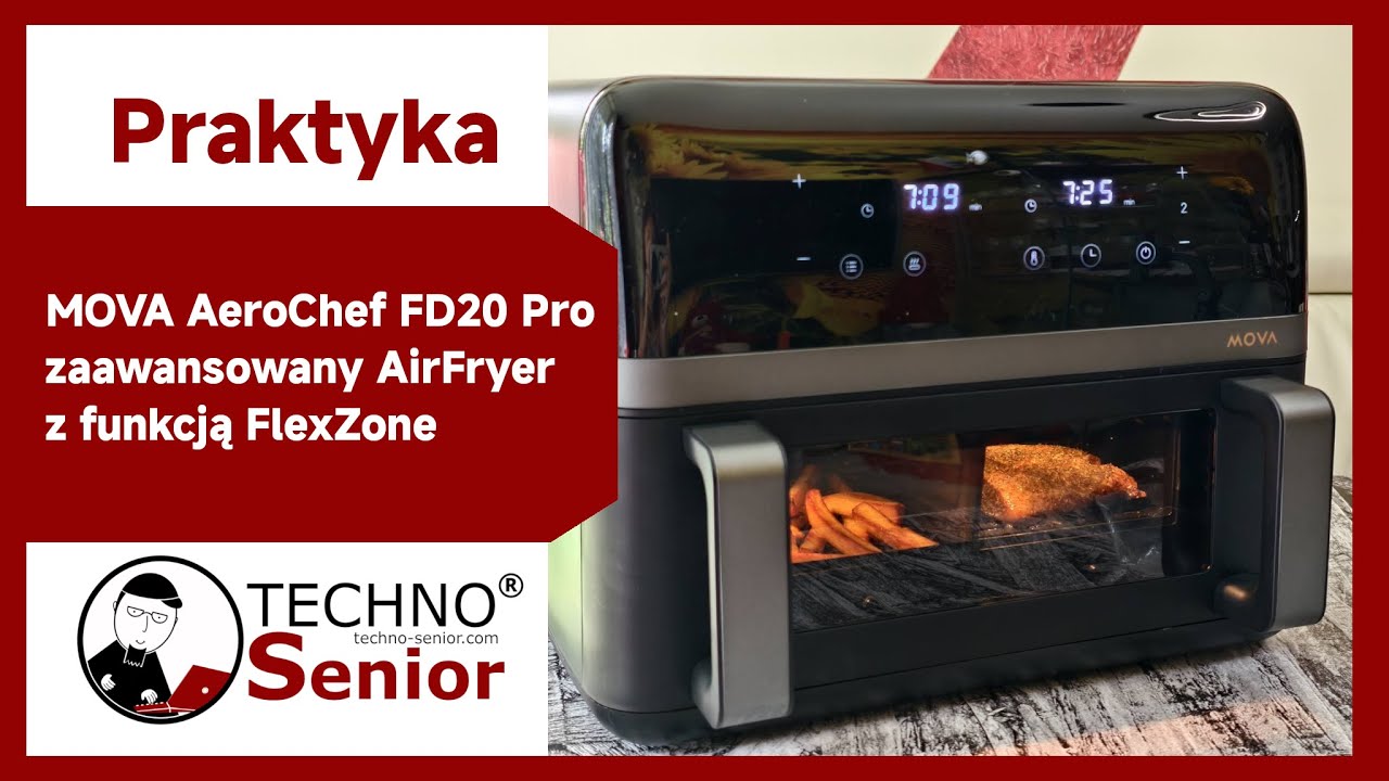 MOVA AeroChef FD20 Pro - zaawansowany AirFryer  z funkcją FlexZone