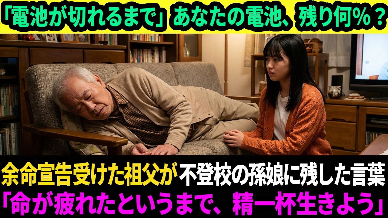 余命宣告を受けた祖父、不登校の孫娘に残した言葉とは？「電池が切れるまで」宮越由起奈ちゃんの詩が救った2つの命