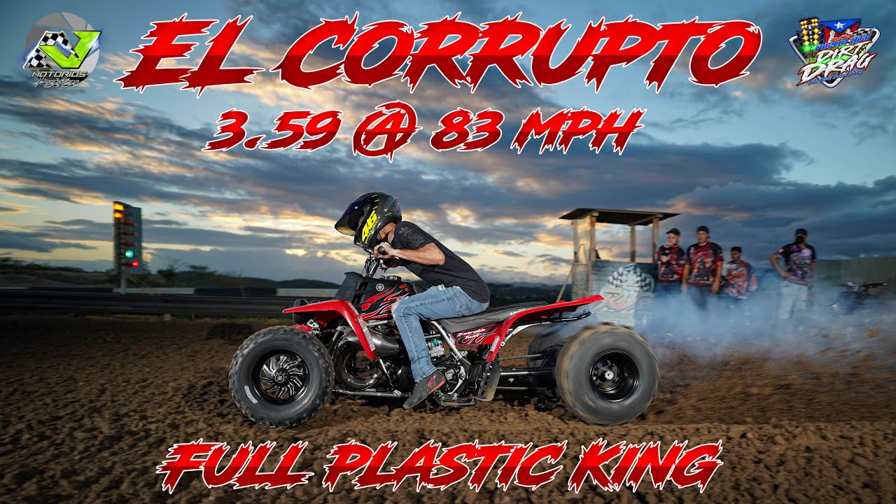 Banshee Full Plastic 421cc El Corrupto, Marca Nuevo Record 3.59