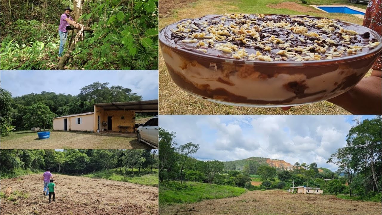 COMEÇAMOS OS TRABALHOS NA ROÇA / RECEITA DE NATAL