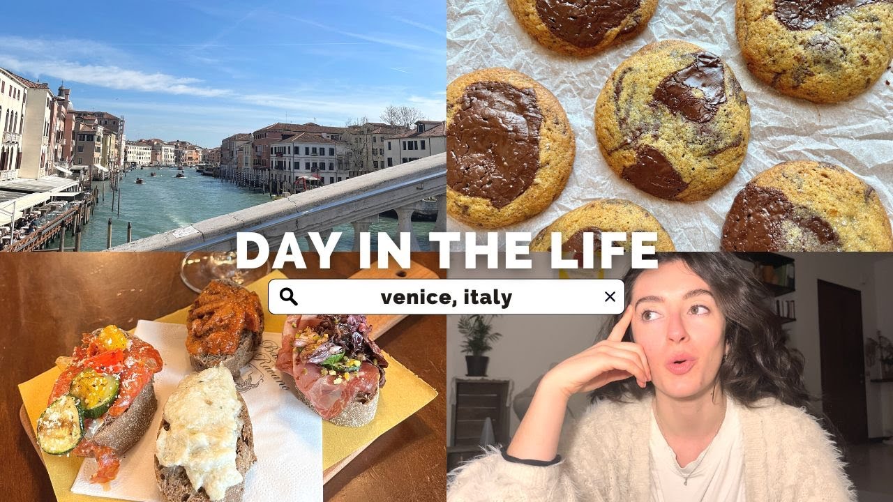 working in Venice Italy - chill day in the life vlog