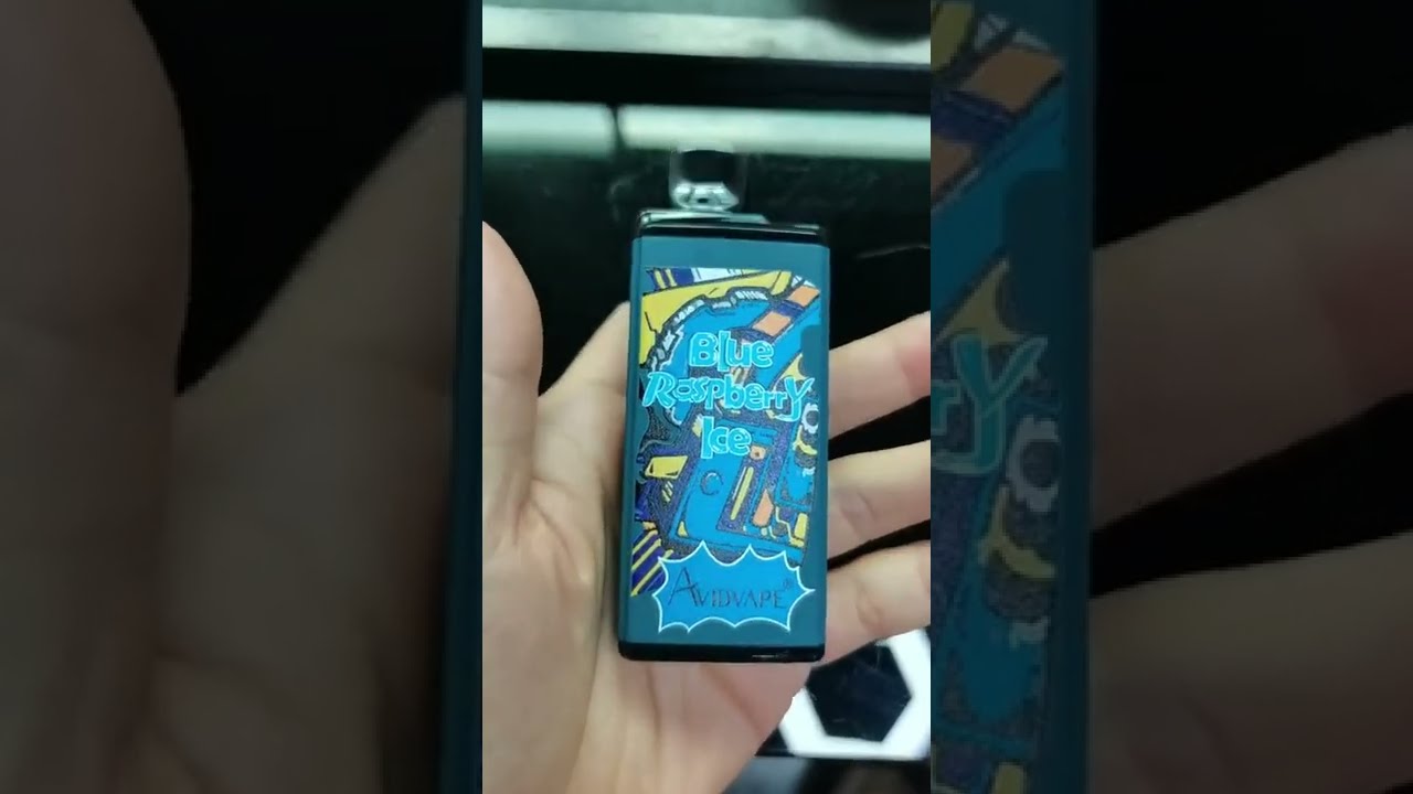 Avidvape 5000 Puff Legend Hand Check Blue Raspberry Ice