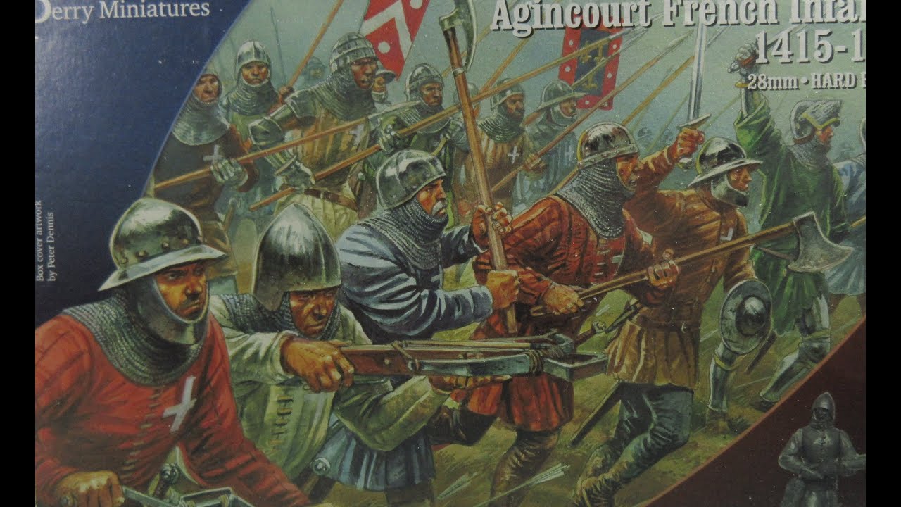 #350 Perry Miniatures 28mm Agincourt French Infantry