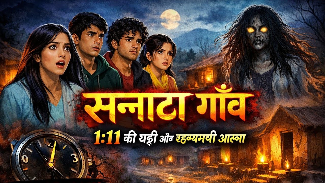 सन्नाटा गाँव | 1:11 की घड़ी और रहस्यमयी आत्मा | Horror Story in Hindi|hindi ghost stories|haunted 