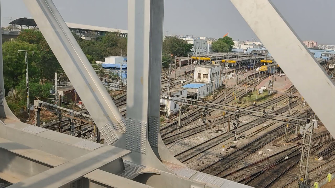 Metro journey through Oliphant bridge | Bird view of Secunderabad Railway Station